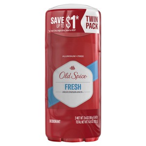 Old Spice High Endurance Aluminum Free Deodorant for Men - 3.4oz/2pk - 1 of 4