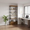 6 Tier Bookshelf with Storage Drawer, 81" Tall Metal Frame Book Shelf, Open Storage Bookshelf for Living Room Office Bedroom Home Library - 4 of 4