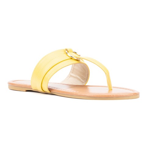 New York & Company Women's Julianna Flip Flop - 7, Yellow : Target