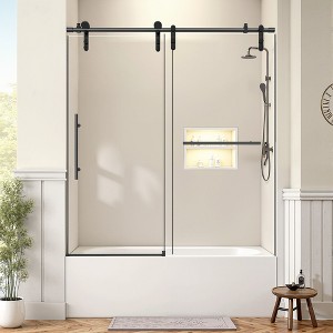 NicBex Single Sliding Shower Door for Bathroom - 1 of 4