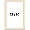 PosterPalooza | 13x20 Wide Barnwood Picture Frame, UV Acrylic, 6 Finishes - Grey, Brown, White, and Black - 2 of 4