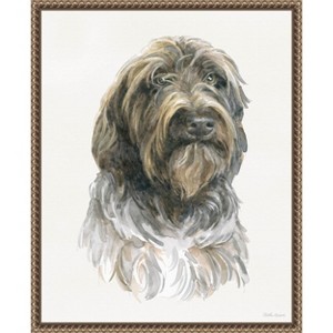 Amanti Art Hunting Dogs I by Beth Grove Framed Canvas Wall Art - 1 of 4