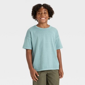 Boys' Short Sleeve Relaxed Oversized Fit T-Shirt - Cat & Jack™ - 1 of 3