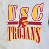 NCAA USC Trojans Unisex Ash Crew Fleece Sweatshirt - 3 of 3