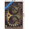 Trends International Tina Lavoie - Golden Elements Of The Moon Astronomy Chart Framed Wall Poster Prints - 3 of 4
