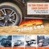 VEVOR 10 TON Traction Boards with PP Material, Recovery Boards for Off-road Vehicles/Cars/Pickups/SUVs/RVs, Pair Tire Traction Mats on Snow, Orange - 4 of 4