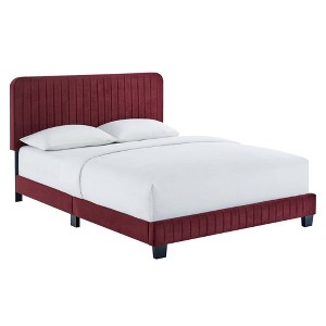 Modway Celine Channel Tufted Performance Velvet Twin Platform Bed - 1 of 4