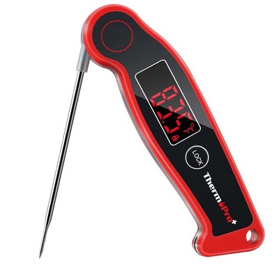 ThermoPro TP19 Waterproof Digital Meat Thermometer for Grilling with Ambidextrous Backlit & Thermocouple Instant Read Kitchen Cooking Food Thermometer