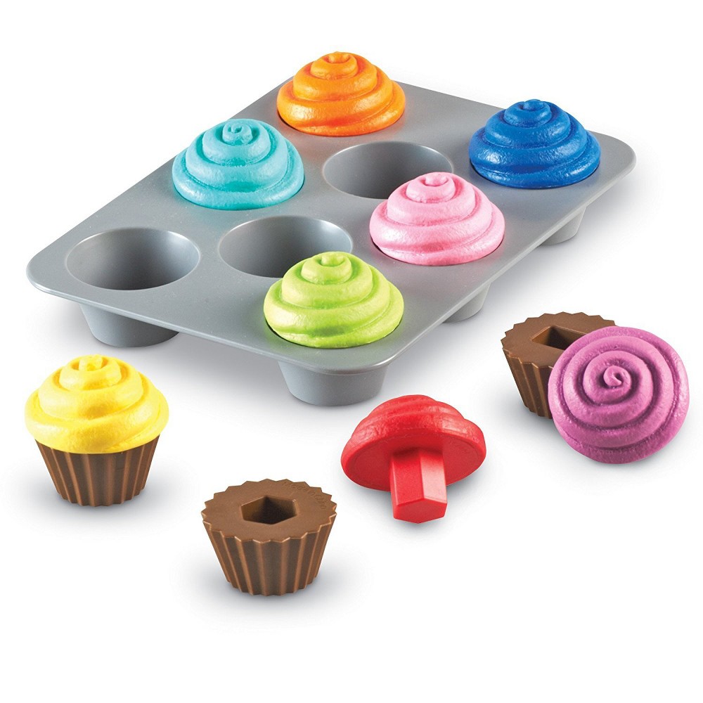 Photos - Sorting & Stacking Toys Learning Resources Smart Snacks Shape Sorting Cupcakes 