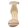 Allegra K Women's Open Toe Ankle Strap Stiletto Heel Ankle Strap Sandals - 3 of 4