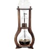 Nispira Iced Coffee Cold Brew Drip Tower Coffee Maker Wooden, 6-8 cup - 2 of 4