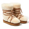 Fireside by Dearfoams Women's Kalamunda Genuine Shearling Bootie - 3 of 4
