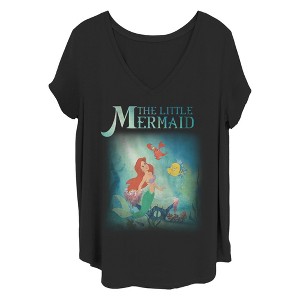 Women's The Little Mermaid Ariel and Friends T-Shirt - 1 of 4