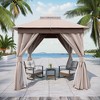 LAUSAINT HOME 8'X 8' Patio Steel Gazebo - 3 of 4
