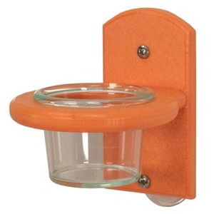 JCs Wildlife Orange Oriole Window Jelly Bird Feeder w/ Removable Jelly Jar - 1 of 4