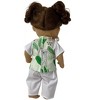 Doll Clothes Superstore Jungle Print Pant Set Fits 14 Inch Baby Alive And Little Baby Dolls - 4 of 4
