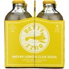 Betty Buzz - Meyer Lemon Club Soda 4 Pack - Case of 6/36 oz - 4 of 4