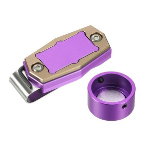 Unique Bargains Round Aluminum Alloy Billiard Magnetic Chalk Holder with Belt Clip - 1 of 4