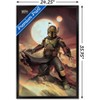 Trends International Star Wars: The Book of Boba Fett - Boba on Tatooine Framed Wall Poster Prints - 3 of 4