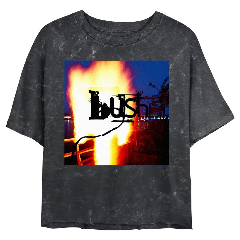 Juniors Womens Bush Razorblade Suitcase Album Cover T-Shirt, 1 of 5