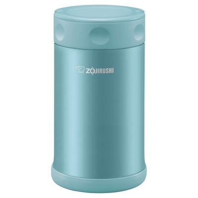 Zojirushi 25oz Vacuum Insulated Stainless Steel Food Jar with SlickSteel Interior Aqua Blue