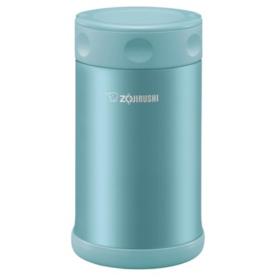 Zojirushi 25oz Vacuum Insulated Stainless Steel Food Jar with SlickSteel Interior Aqua Blue:Leakproof, Portable