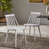 NicBex Dining Chairs Set of 2,Farmhouse Kitchen Chairs with Spindle Back for Living Meeting Room,Bedroom - 2 of 4