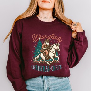 Simply Sage Market Wrangling Christmas Cheer Sweatshirt - 1 of 4
