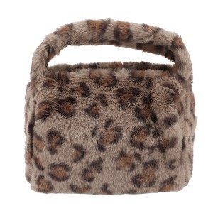 Unique Bargains Women's Durable Plush Travel Cosmetic Bag 1 Pc - 1 of 3