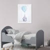 15" x 21" My Blue Balloon Animals Framed Art Print - Wynwood Studio: Modern Decor, Zoo Theme, White Frame - 4 of 4