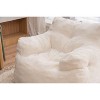 NicBex Soft Teddy Fabric Bean Bag Chair,High Density Memory Foam Filled Lazy Sofa Chair for Adults,Fluffy Lounge Seat with 250lbs Max - 4 of 4
