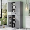 Bella Depot Bathroom Storage Cabinet,Drawer with Slide Rails,Adjustable Shelf - 3 of 4