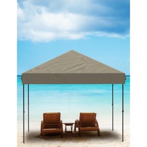 Pop Up Canopy Tent Outdoor Canopy Heavy Duty Commercial Instant Tent Shelter with No Removable Sidewall - 1 of 4