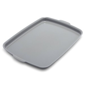 GreenPan Premiere Ovenware Ceramic Nonstick Cookie Half Sheet 13"x18" Gray: Cast Aluminum, Dishwasher-Safe, PTFE & PFOA Free - 1 of 4