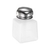 Unique Bargains Plastic Makeup Remover Nail Polish Push Down Alcohol Dispenser Bottles 3.4oz White - 3 of 4