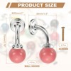 Unique Bargains Ceramic Coat Key Hanging Drawer Wardrobe Cabinet Handles 4 Pcs - 2 of 4