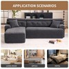 105" Chenille L-Shaped Modular Sectional Sofa - 4 of 4