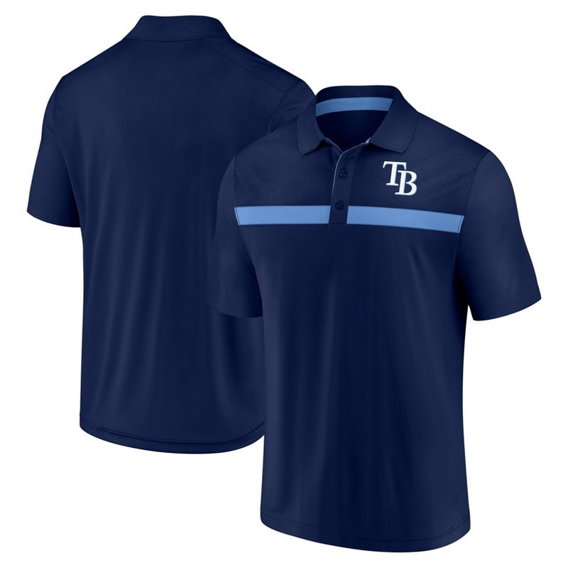 MLB Tampa Bay Rays Men's Polo T-Shirt, 1 of 4
