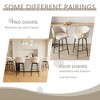Lirago Set of 4 Beige Velvet Swivel Bar Stools-30" Modern High Back Chairs with Black Accents for Home & Commercial Use - 3 of 4