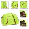 Baseball Crossbody Purses Small Shoulder Bag Vegan Leather Women Handbags - 4 of 4