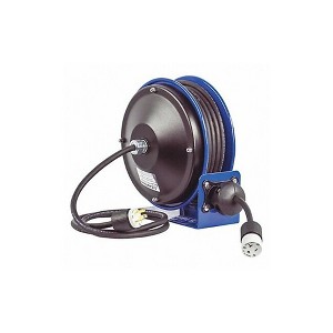 Coxreels  Cord Reel,30ft,16 AWG,Connector,120VAC PC10-3016-A - 1 of 4