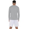 Hampton University Adult Sport Long Sleeve Primary Logo, Athletic Heather - 2 of 4