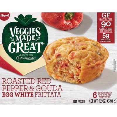 Veggies Made Great Frozen Roasted Red Pepper & Gouda Frittata - 12oz
