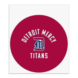University of Detroit Mercy Titans Logo Automotive Car Window Locker Circle Bumper Sticker - 1 of 4