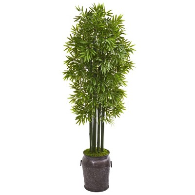 48 Artificial Bamboo Tree In Planter - Nearly Natural : Target