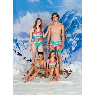 Sporti Granny Sweater Gingerbread Wide Strap One Piece Swimsuit (22-44)