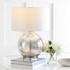 Adalius Glass Table Lamp - 24.5 Inch Height - TBL4070 - Silver - Safavieh - 4 of 4