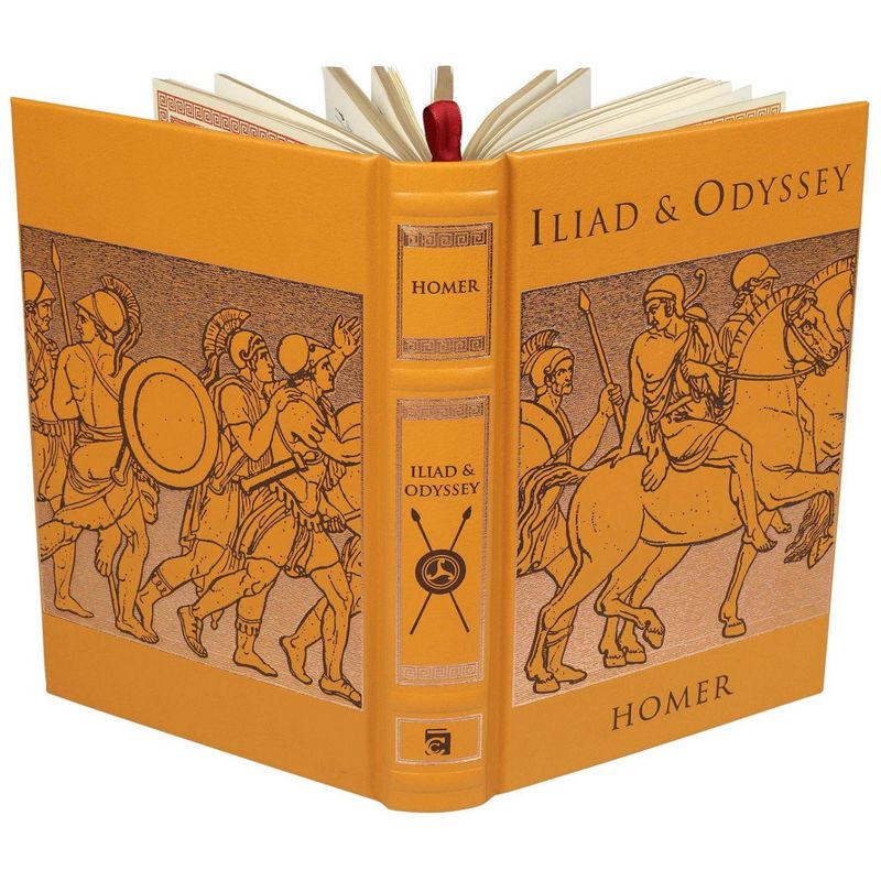 Iliad & Odyssey - (Leather-Bound Classics) by  Homer (Leather Bound), 2 of 6