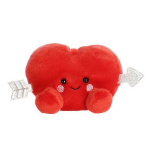 Aurora Mini Paolo Cupid Heart Palm Pals Adorable Stuffed Animal Red 5" - 1 of 4
