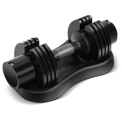 27.5lbs 5-in-1 Adjustable Dumbbell One-hand Quick Adjustment for Gym Home Office